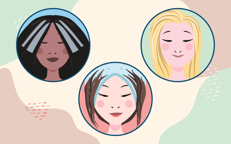 Various hair highlights cost illustrated into a graphic featuring three major types