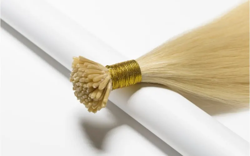 Pre Bonded Straight Stick Tip (i tip)Blonde Human Hair Extensions