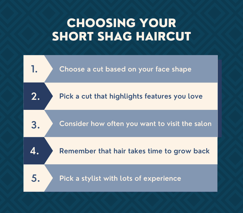 Choosing Your Short Shag Haircut with tips to get the best cut