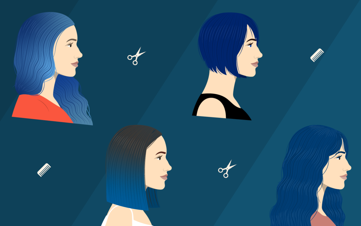 20 Dark Blue Hair Color Ideas Trending in 2022