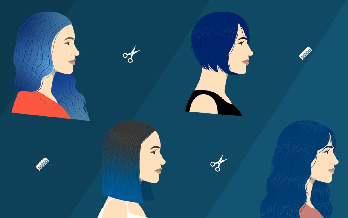 20 Dark Blue Hair Color Ideas Trending in 2024