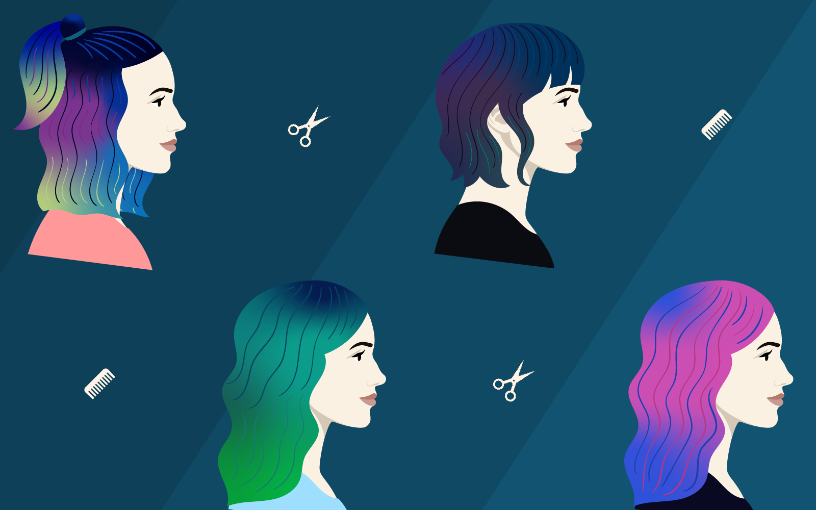 20 Galaxy Hairstyles We Love in 2023