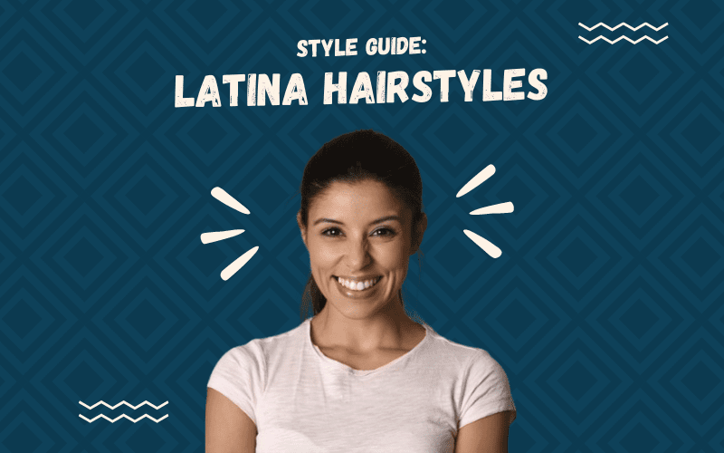 Image titled Style Guide Latina Hairstyles featuring a brunette in a white shirt smiling big at the camera