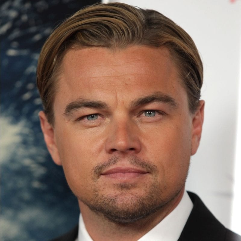 Leonardo decaprio face shape for a piece on what haircut should I get as a man