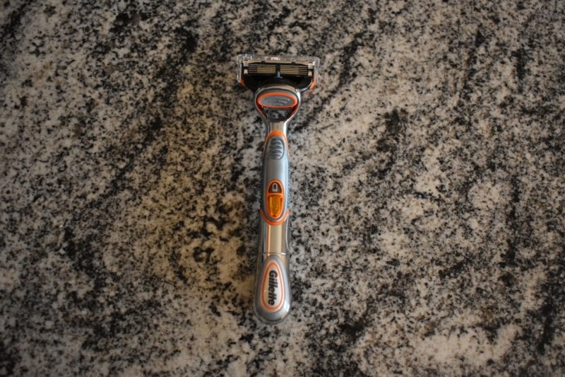 Close up of the Gillette Fusion 5, one of our favorite disposable head shavers