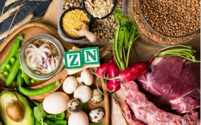 Many random foods that contain zinc