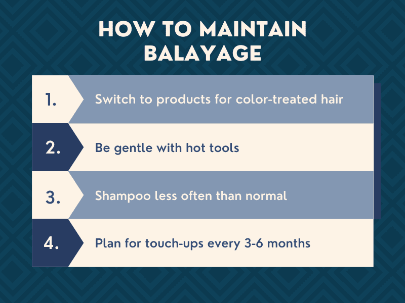 Image title how to maintain balayage featuring a number of tips for doing so