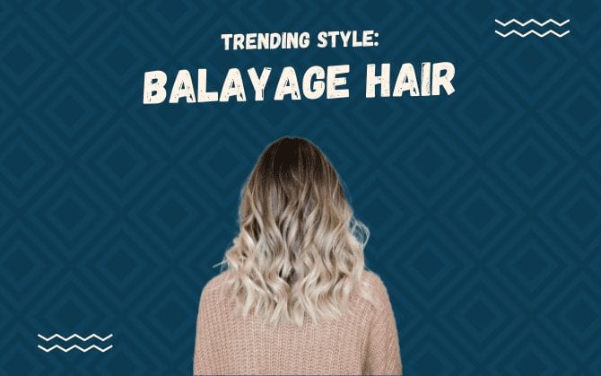 Image titled Trending Styles Balayage Hair and showing a woman with this style and her back turned to the camera