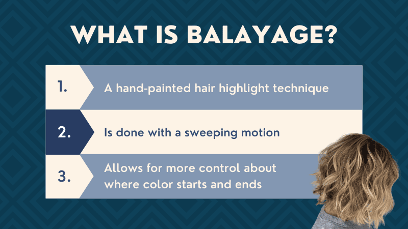 Image titled What Is Balayage and has three main highlights about the technique