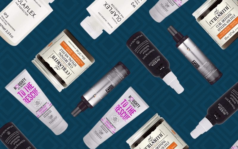 The best vegan hair products assembled into a layflat image