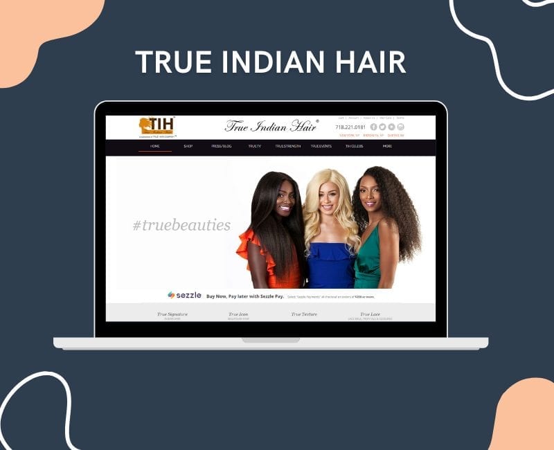 True indian hair, one of the best stops if you're wondering where to buy good wigs online
