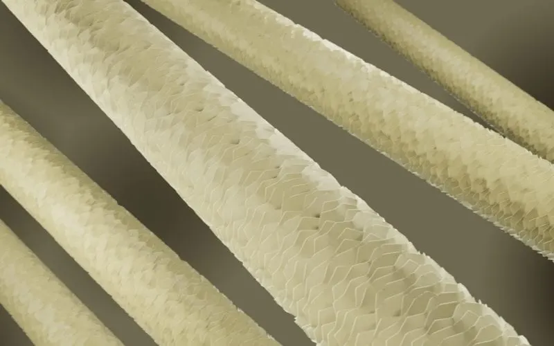 Low porosity hair shown under a microscope