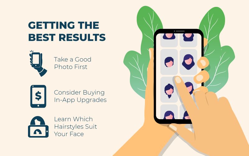 Getting the best results for checking which hairstyle suits your face online