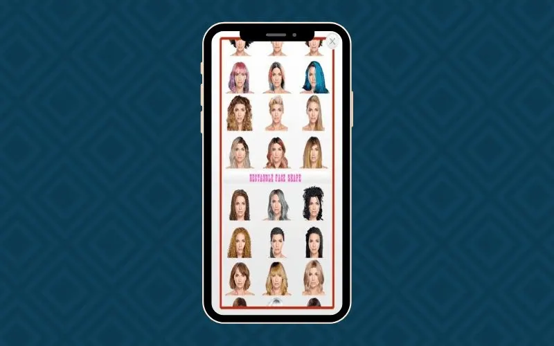 Hairstyles for Your Face Shape app