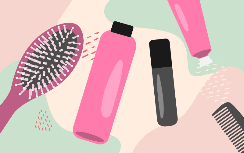 How to get fluffy hair using good hair products