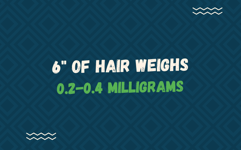Image titled 6 of hair weighs .2-.4 milligrams