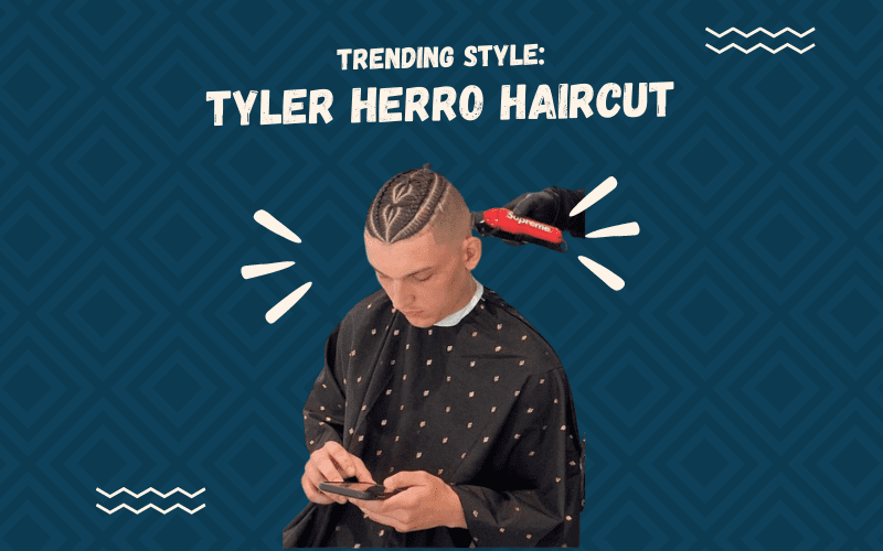 Image titled Trending Style Tyler Herro Haircut featuring the classic style on his head