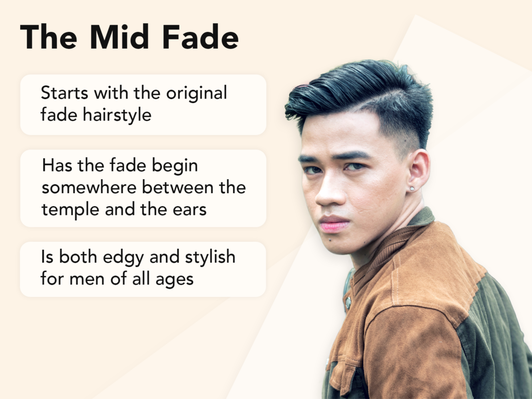 10 Mid Fade Men's Haircut Ideas for 2025