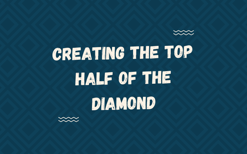 Image titled Creating the Top Half of the Diamond