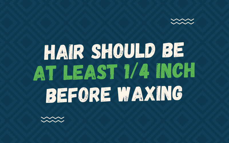 Image titled Hair Should Be At Least 14 Inch Before Waxing for a piece on how long does hair have to be to wax