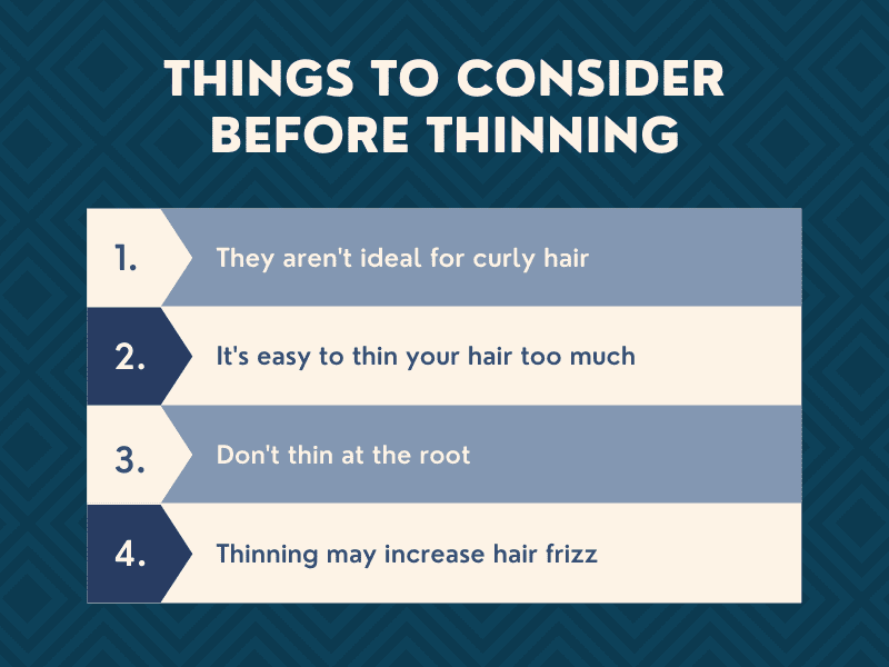 Image titled Things to Consider Before Thinning featuring 4 major considerations put into a table