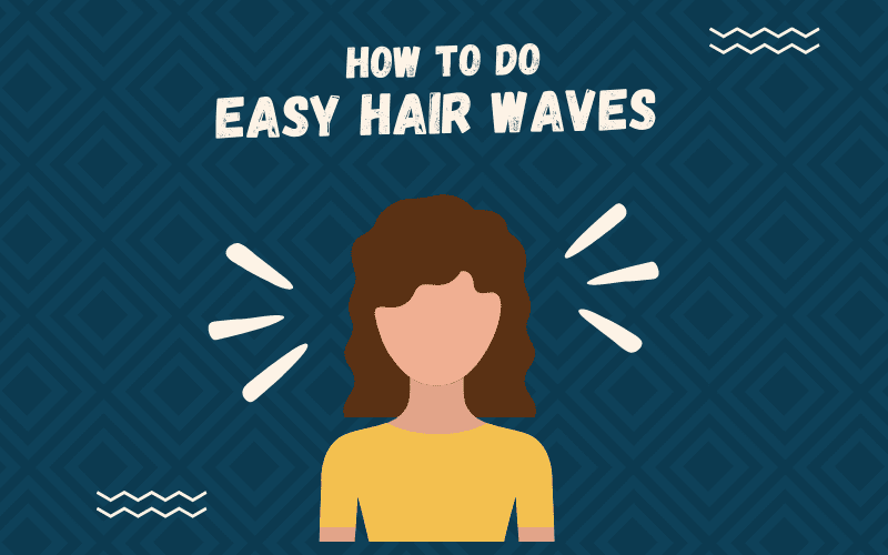 Image titled how to get waves featuring a green hair image floating on a blue background