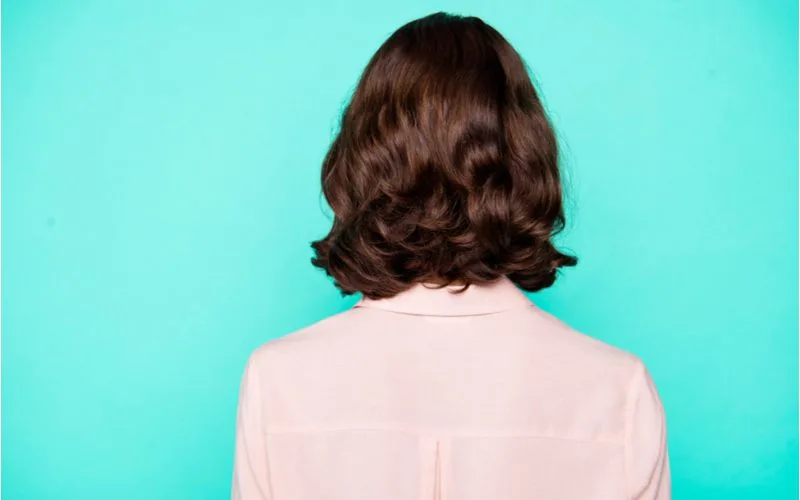 Above-the-Shoulders Curly Bob With Short Layers