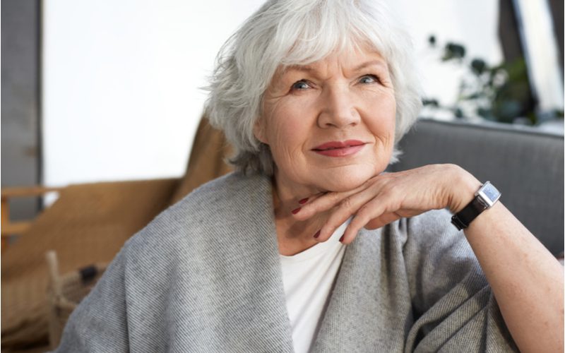 Sassy Layered Bob With Split Bangs, a wonderful hairstyle for women over 40