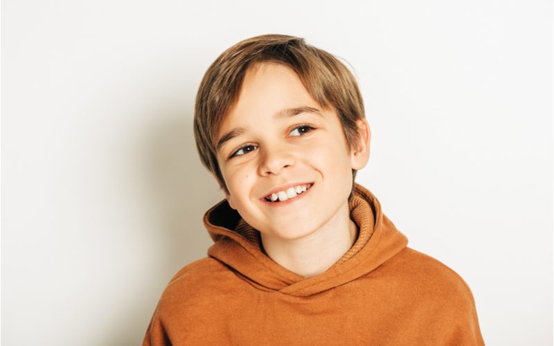 Long-Top Taper With Side Part, a featured little boy haircut