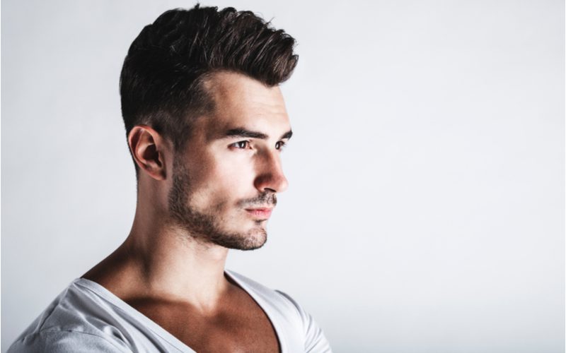 Styled-Up Top With Low Burst Fade as a featured haircut for receding hairlines
