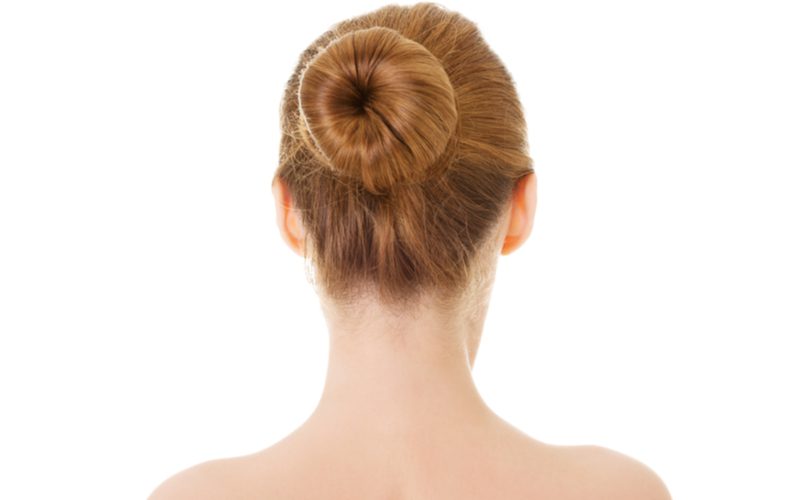 Easy Chic Donut Bun on a woman over 40 rocking the hairstyle