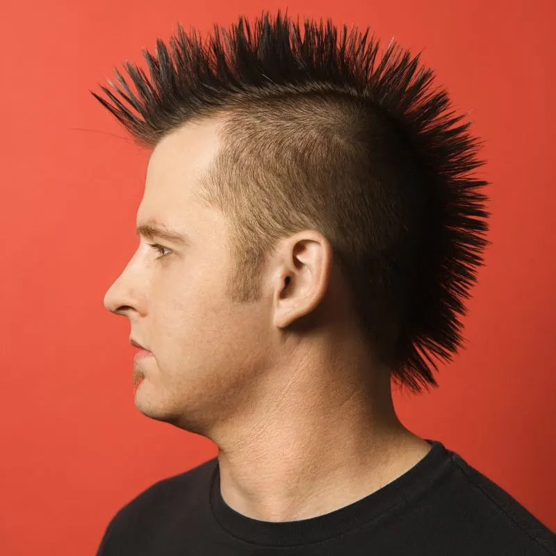 Mohawk With Straight Spikes and #4 Sides