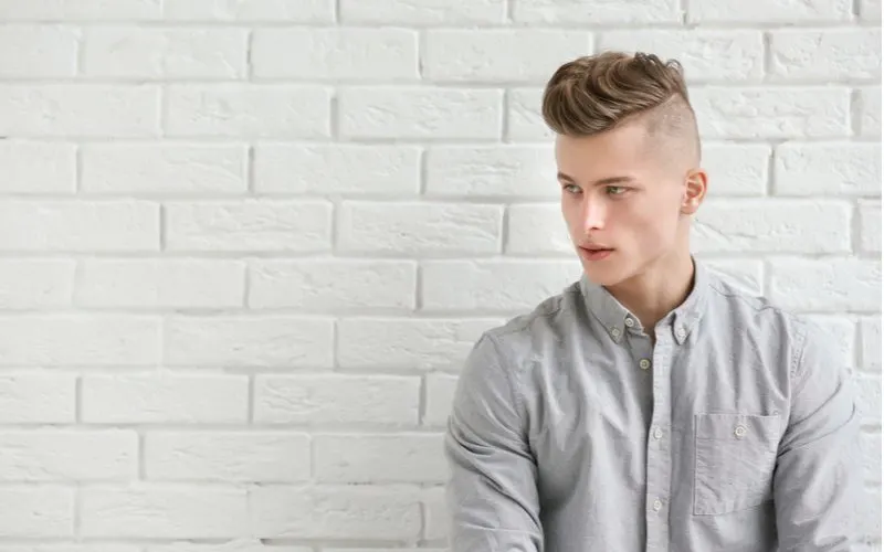 High Undercut With Greaser Pompadour as one of the best haircuts for receding hairlines