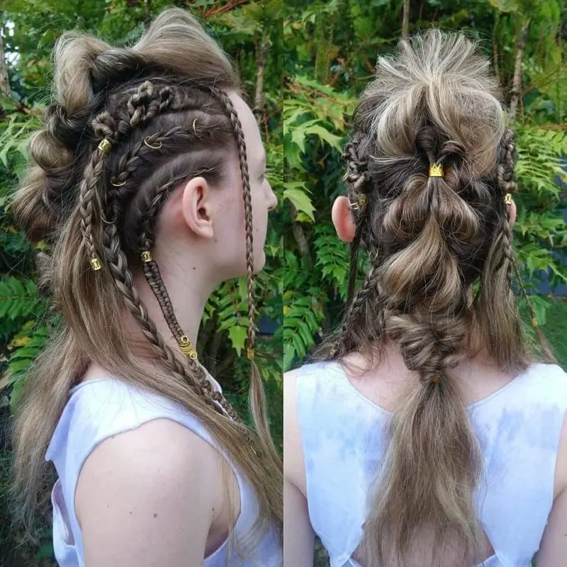 Viking Mohawk hairstyle