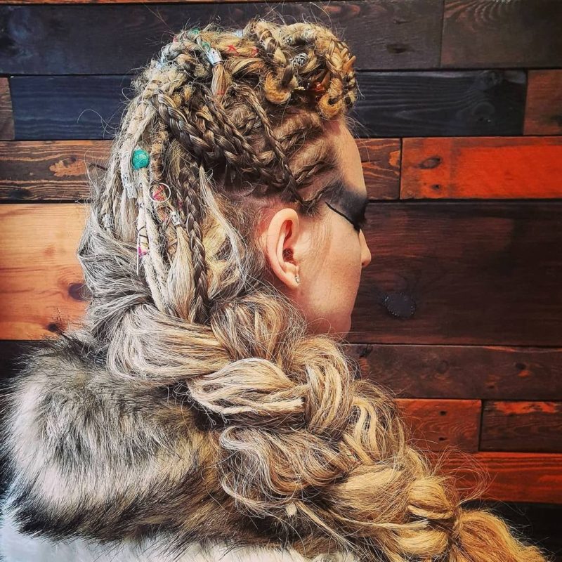 Two-Toned Viking hairstyle