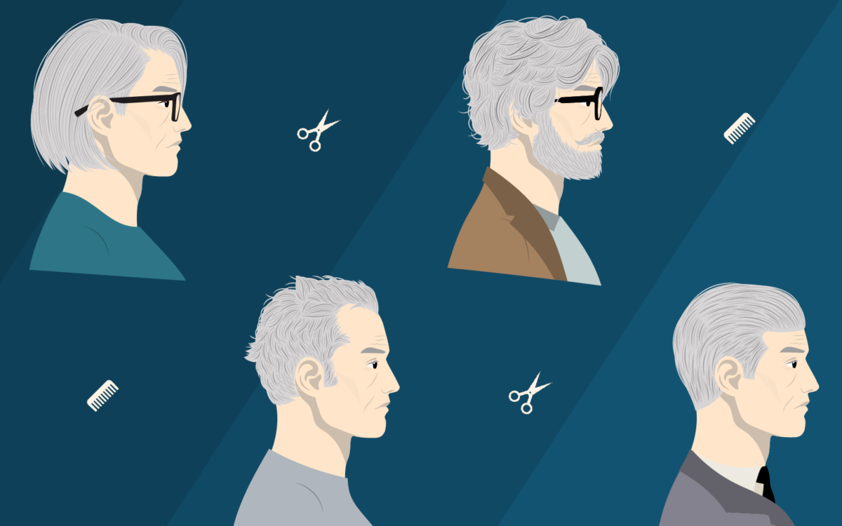 15 Ideas for Silver Hair on Men Trending in 2024