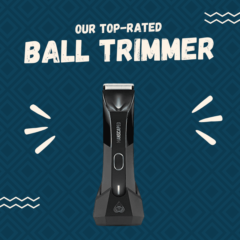 Image of our top-rated ball trimmer with lines around the sides