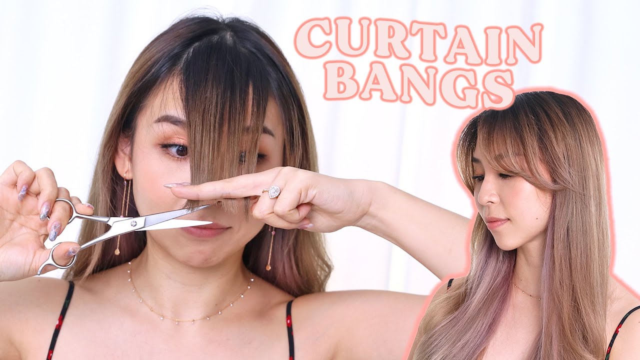 How To Cut Curtain Bangs Like A Pro In 2022 Step By