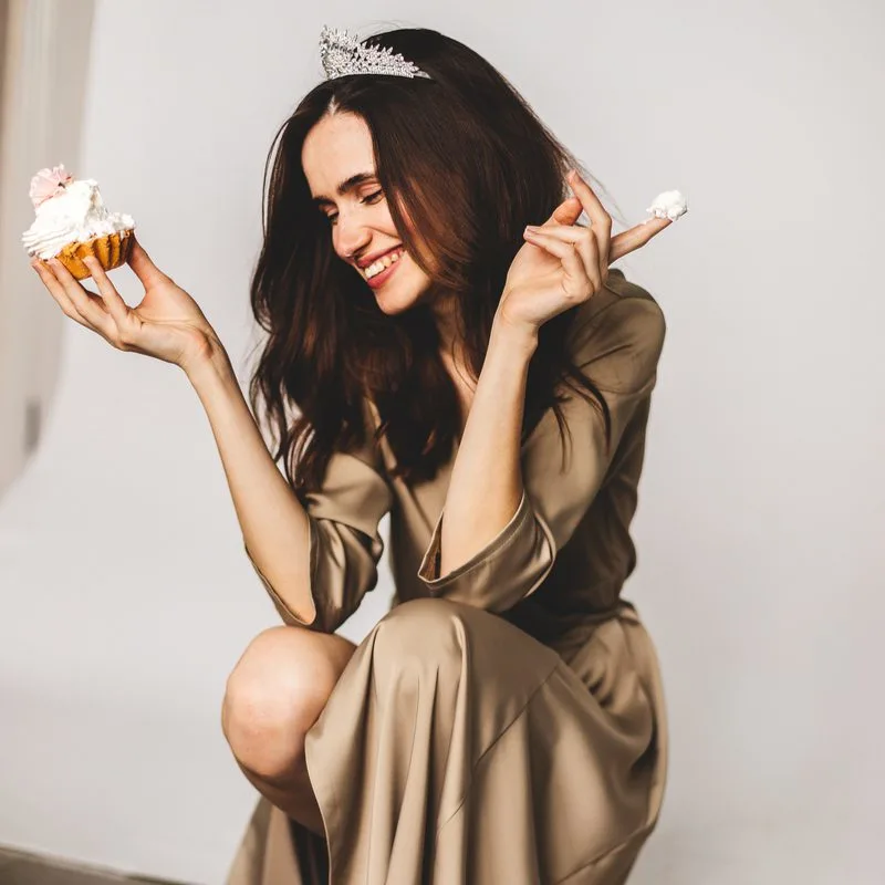 Birthday Tiara With Loose Waves birthday hairstyle