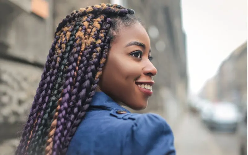 Jumbo Mixed Color Box Braids for black women