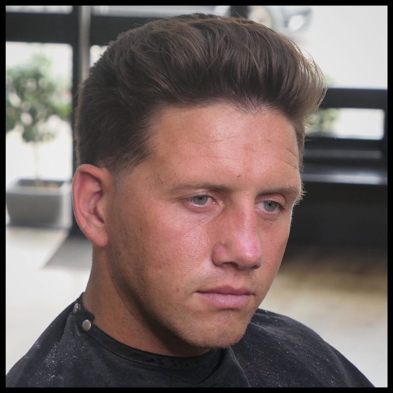 Vintage 80s Quiff Haircut for Men