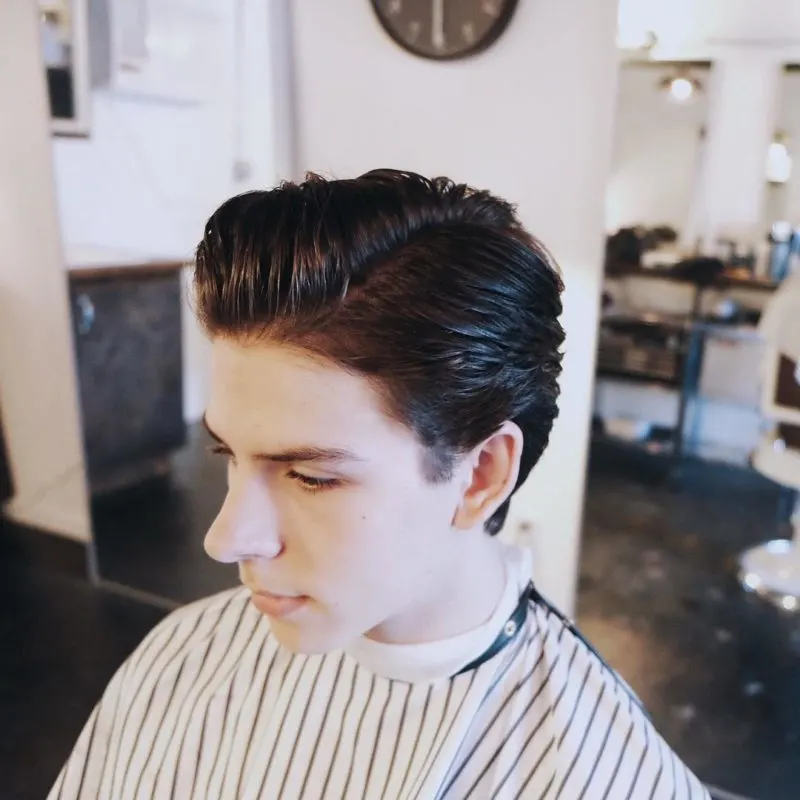 Extra Full Vintage Men's Hairstyle