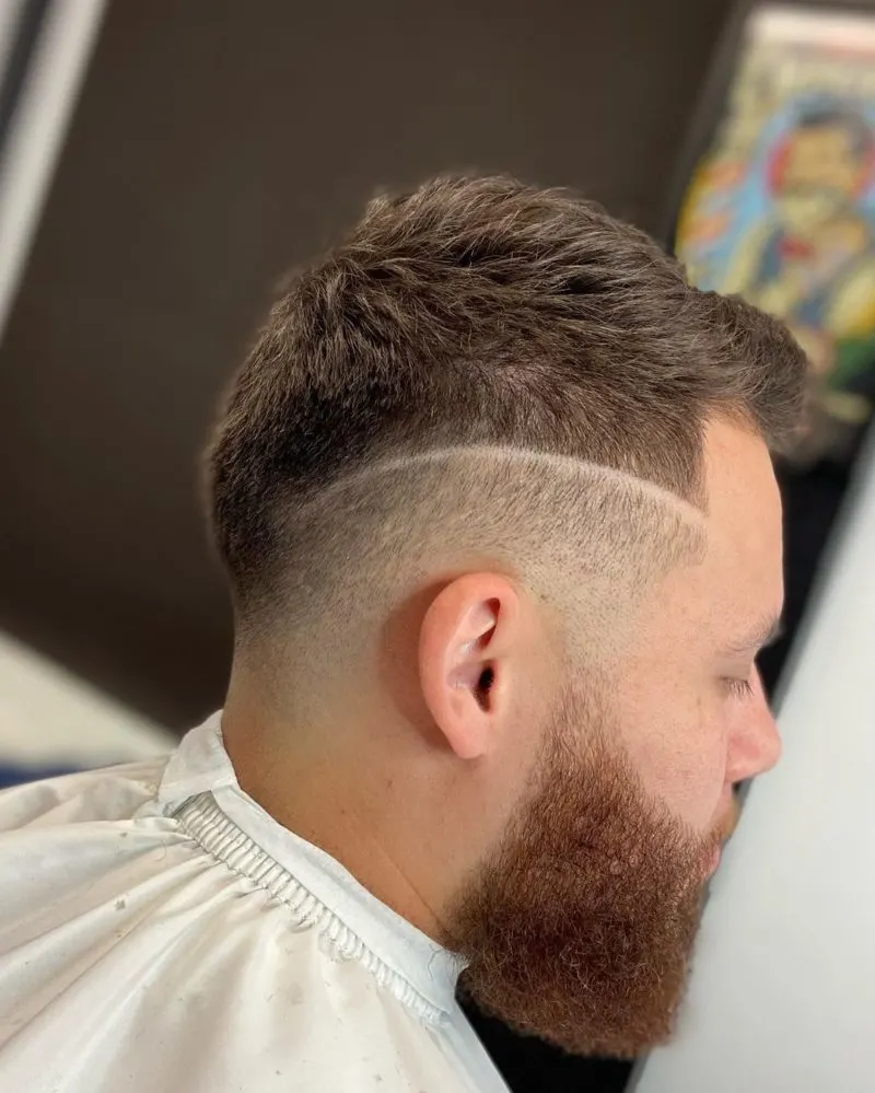 Fade Separator haircut lines designs