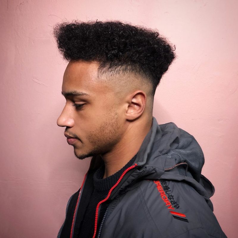 Flat Top Vintage Hairstyle for Men