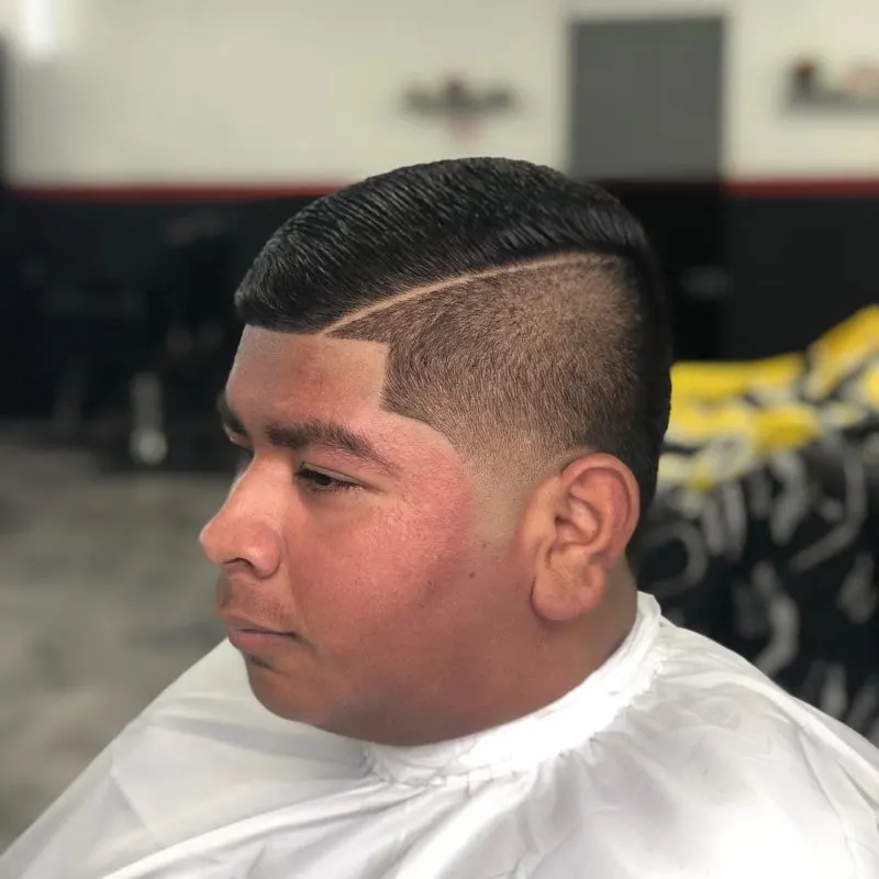 Hard Part with Line Up haircut line design