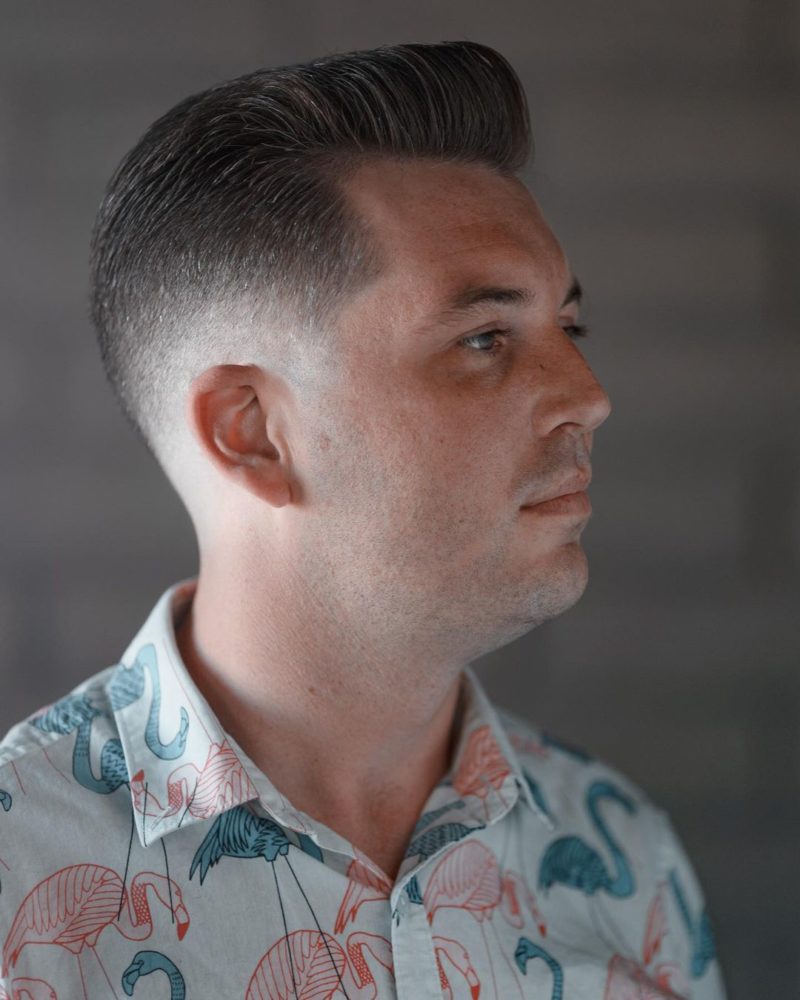 Pompadour, a timeless vintage mens hairstyle