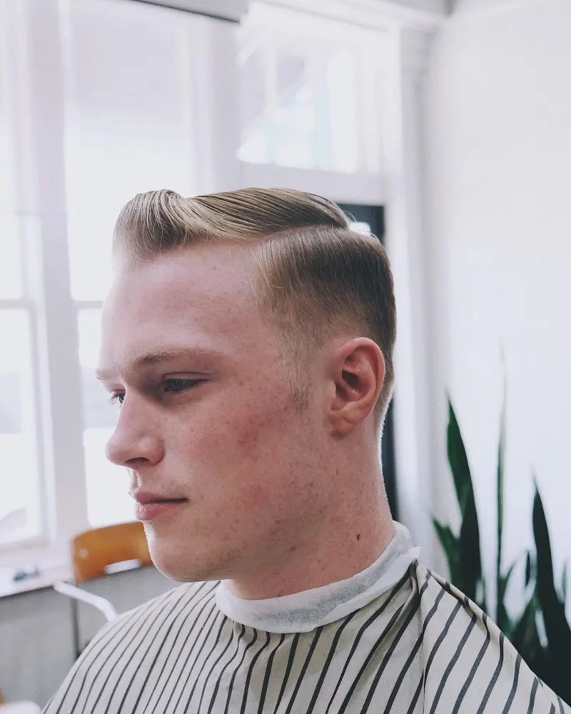 Short and Slick Vintage Hairstyle for Men
