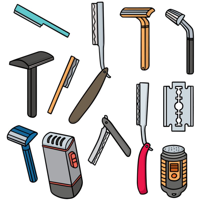 Illustration of the best pubic hair trimmers in a layflat image