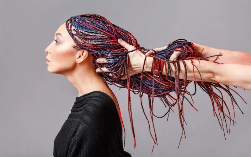 Ultra-Long Colorful Knotless Braids
