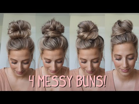 How to Make Cute Messy Buns | Step-by-Step Guide